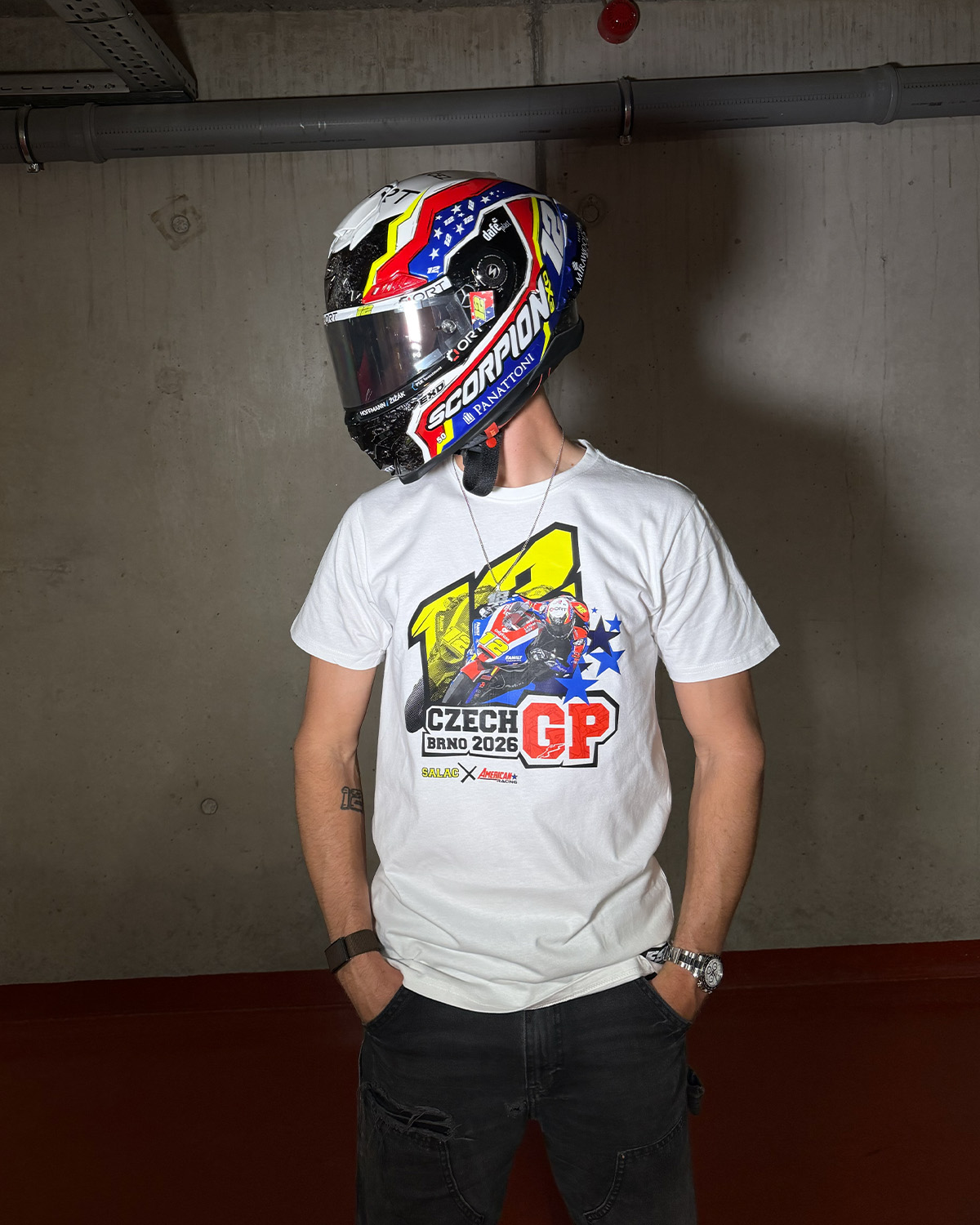 tričko Czech GP Brno 2026 Filip Salač limitovaná edice